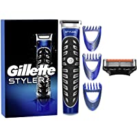 Gillette Styler 4in1 Recortadora Barba Hombe- Perfiladora de Precisión para el Cuerpo + 1 Recambio ProGlide + 3…